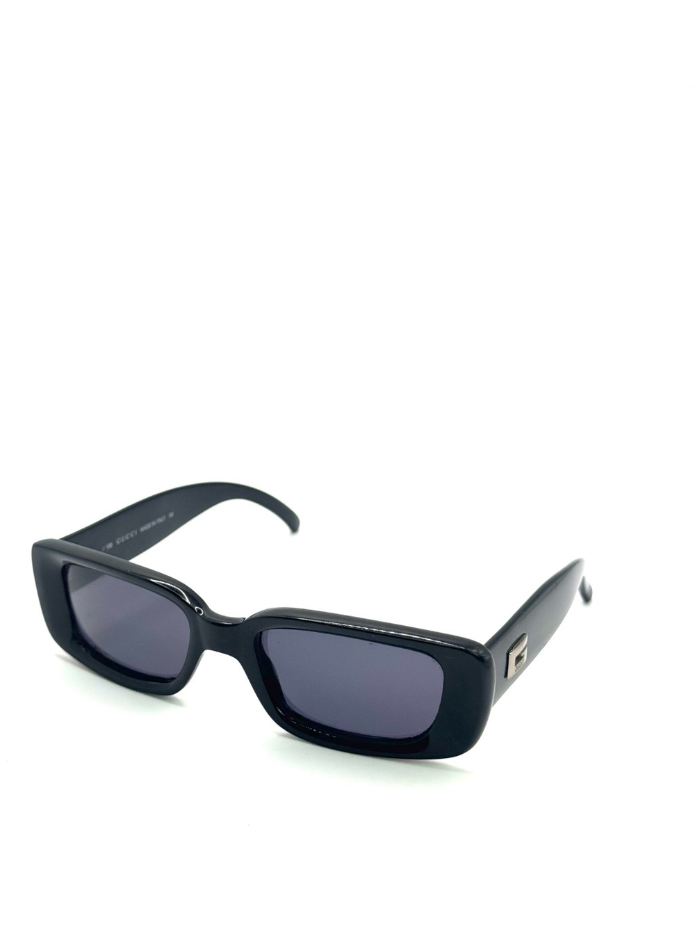 Authentic vintage Gucci GG 2409/N/S black rectangular sunglasses